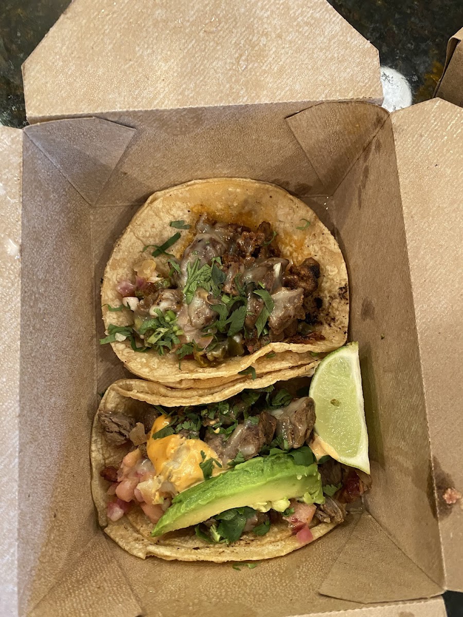 Signature and chingon tacos