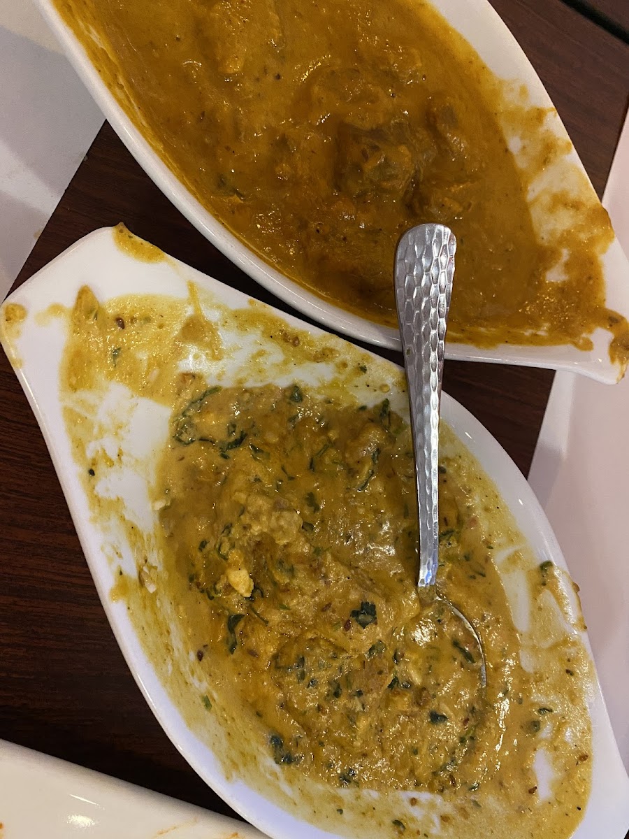 Yummy curry!! I choose the chicken and cilantro! My husband had the lamb
