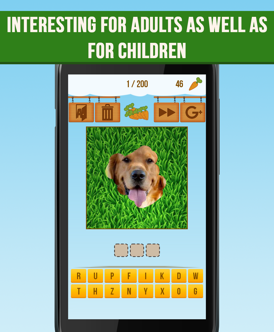 Android application Scratch and guess the animal screenshort