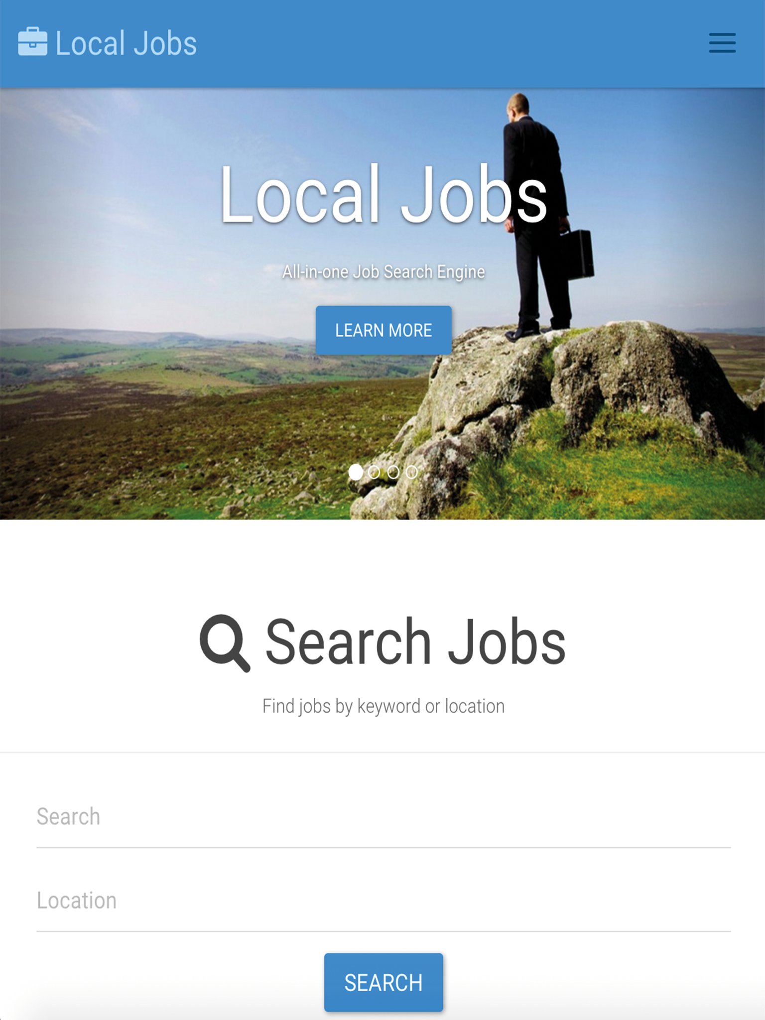 Android application Instant Local Jobs screenshort