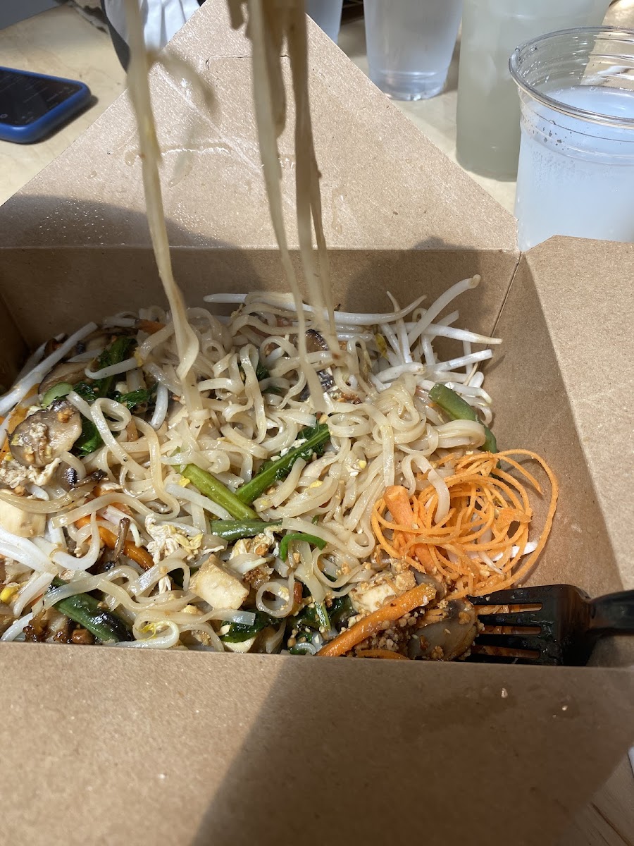 Pad Thai, extra veggies