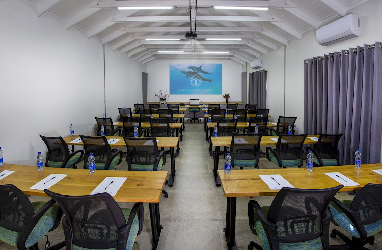 This boardroom is part of the state-of-the-art conference centre at Bishops Lodge.