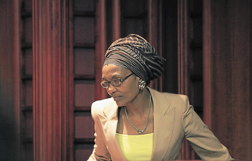 Accused number 1 in the Judge Patrick Maqubela murder case, Thandi Maqubela, in court in Cape Town. File photo