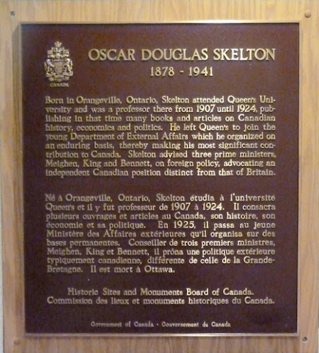 Born in Orangeville, Ontario, Skelton attended Queen's University and was a professor there from 1907 until 1924, publishing in that time many books and articles on Canadian history, economics and...