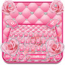 ダウンロード Pink Love Rose Glitter Keyboard Theme をインストールする 最新 APK ダウンローダ