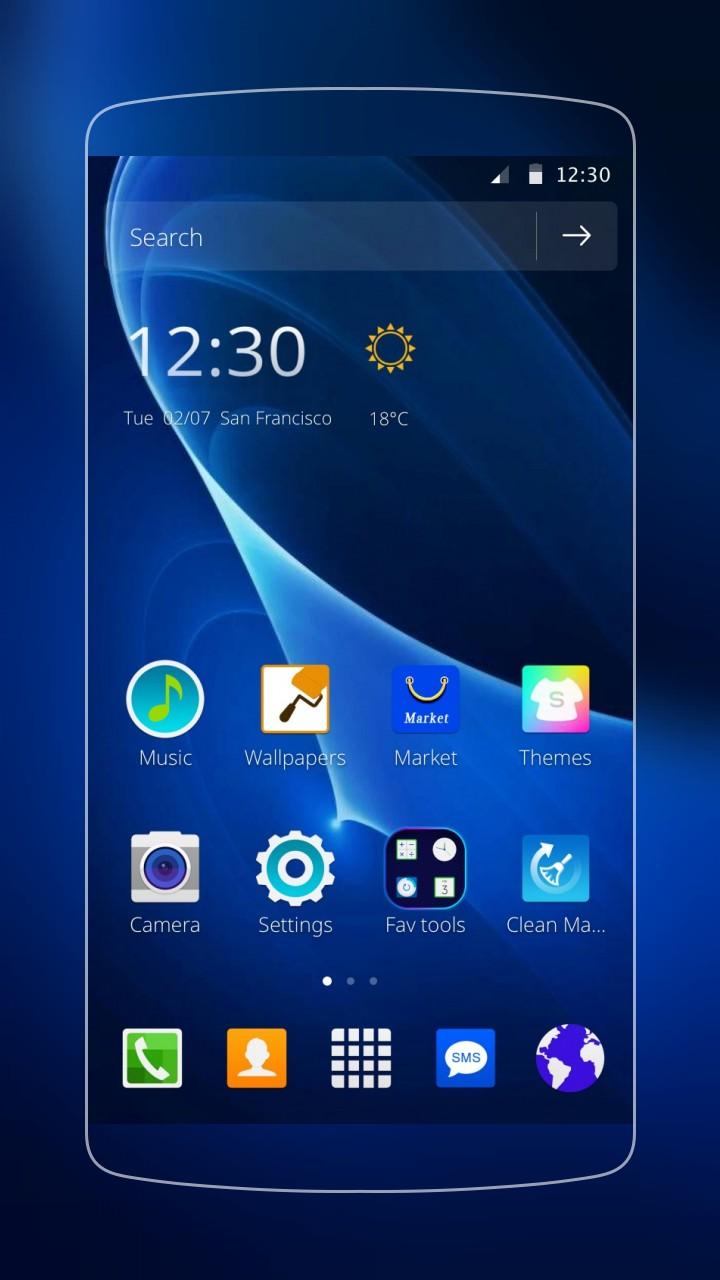 Android application Theme for Samsung J7 screenshort