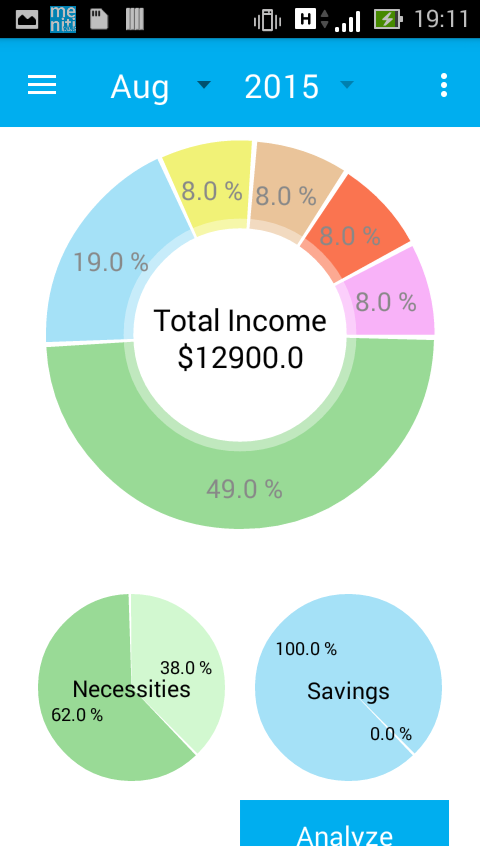 Android application Simple Finance Planner Plus screenshort