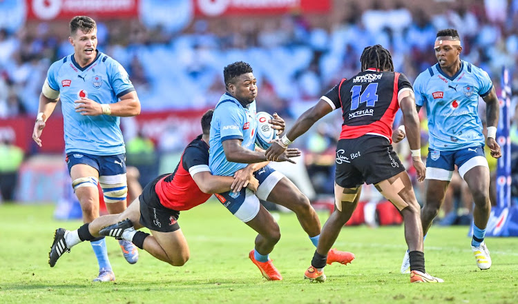 Wandisile Simelane (with the ball). Picture: GALLO IMAGES/CHRISTIAAN KOTZE