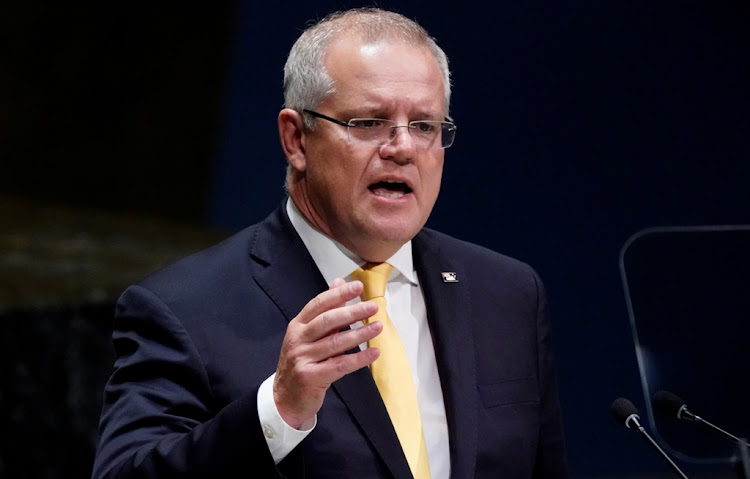 The rape accusation in 2019 rocked the government of then Australian prime minister Scott Morrison. File photo.