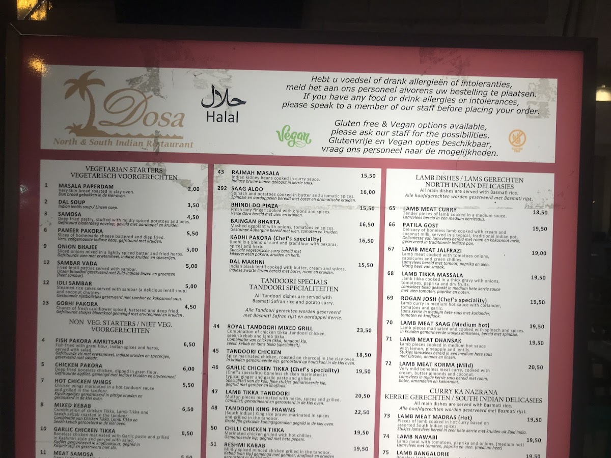 The menu has a gluten-free icon on top, which makes it a dedicatet gf place IMHO