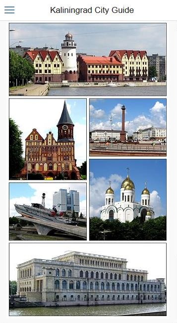 Android application Kaliningrad City Guide screenshort