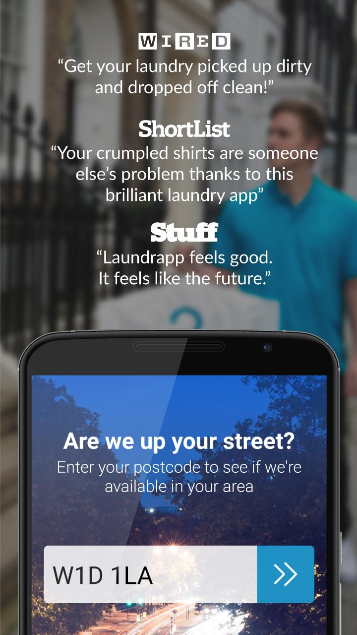 Android application Laundrapp: Laundry &amp; Cleaning screenshort