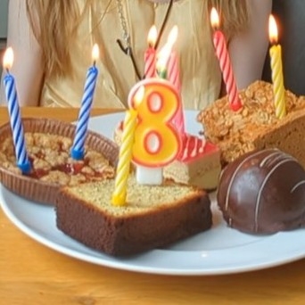 P's selection of GF cakes for her birthday