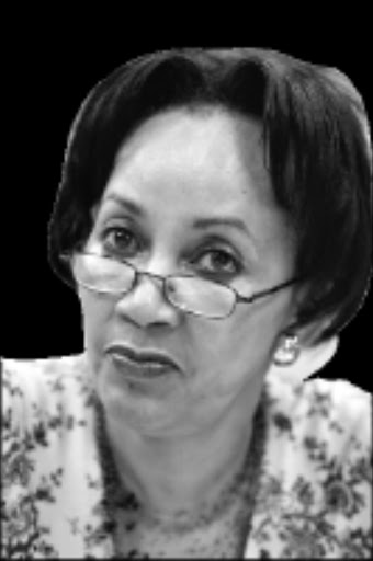 PEEVED: Lindiwe Sisulu. Pic. Ambrose Peters. 26/05/2009. ©