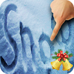 Draw on snow. Greating Card 2 Apk