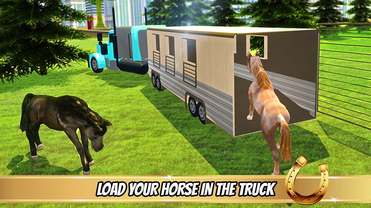 Android application Transporter Truck Horse Stunts screenshort