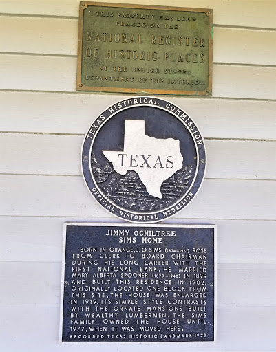 Born in Orange, J.O. Sims (1874-1961) rose from clerk to Board Chairman during his long career with the First National Bank. He married Mary Alberta Spooner (1879-1948) in 1899 and built this...