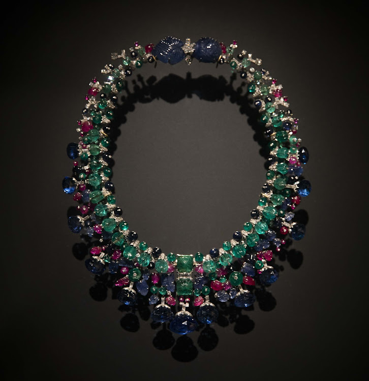 Jewellery piece from the Cartier, Islamic Inspiration and Modern Design exhibition in Abu Dhabi