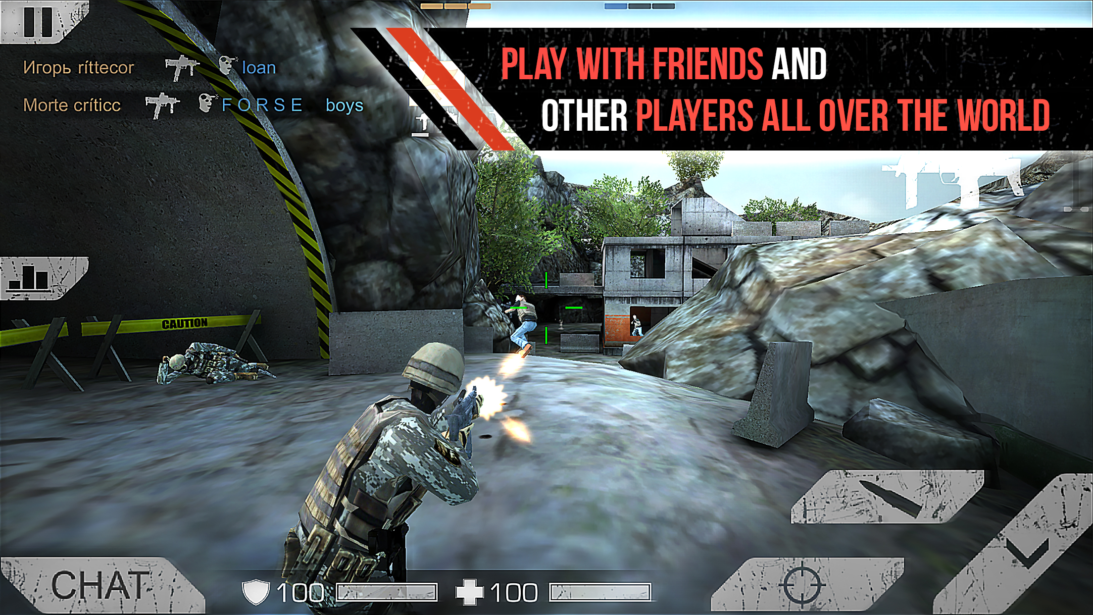 Android application Standoff Multiplayer screenshort