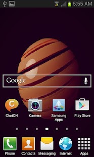 How to download Brown Ball Live Wallpaper 2 apk for bluestacks