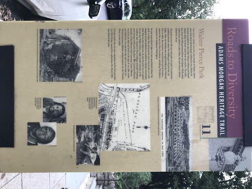 Roads to Diversity Adams Morgan Heritage Trail Walter Pierce Park The Rock Creek Valley, once home to Native Americans, had attracted European settlers by 1703. Before John Quincy Adams became...