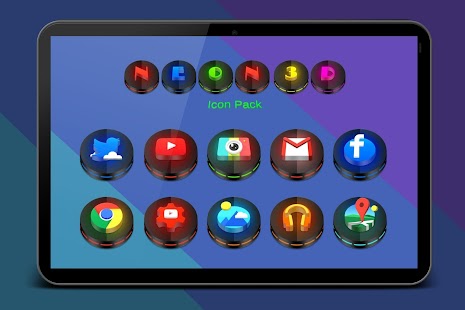   Neon 3D icon Pack- screenshot thumbnail   