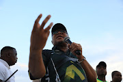 ANC secretary-general Fikile Mbalula and ANC Youth League leader Collen Malatji led the charge against crime in Mjindi in Barberton on Wednesday.