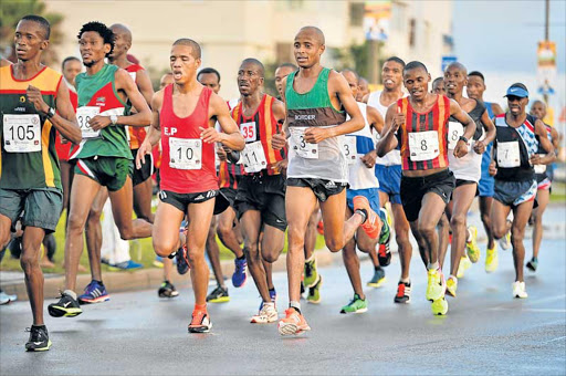 Runners have only nine weeks left before epic marathon Picture: FILE