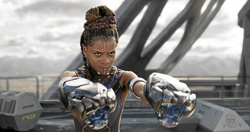Shuri (Letitia Wright) is pictured in a scene from Black Panther. The move to make her character the focal point of the upcoming sequel is welcomed by the writer.