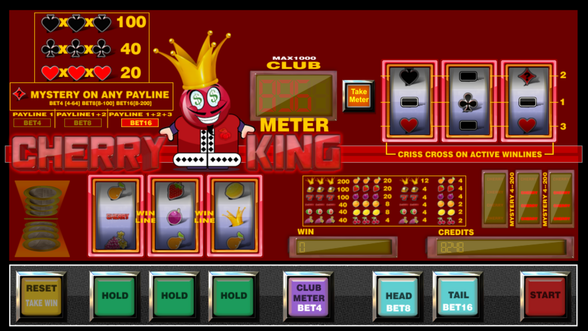 Android application Cherry King slot machine screenshort