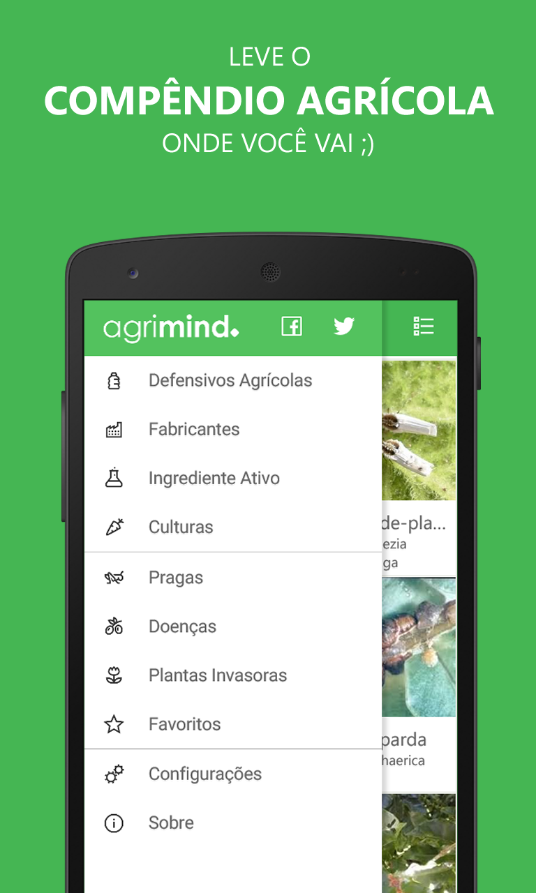 Android application Compendio Agricola Agrimind screenshort