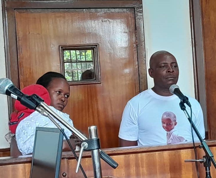 Couple claims LC1 chairperson of Muyenga in Makindye division, Yasin Omari was behind the death of their four year old male child.at Buganda Road Court