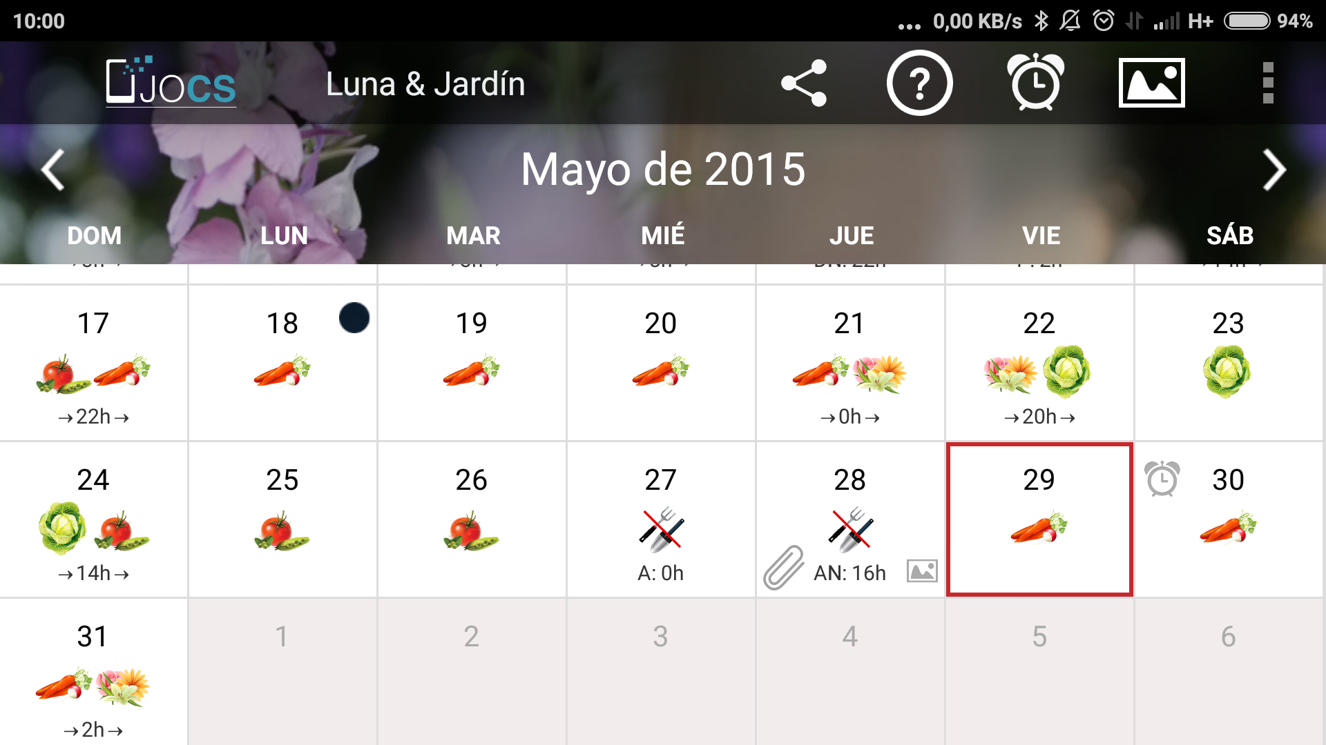 Android application Moon &amp; Garden Premium screenshort