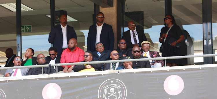 Floyd Shivambo, Mbuyiseni Ndlozi, Fikile Mbalula and Panyaza Lesufi were spotted in the crowd.