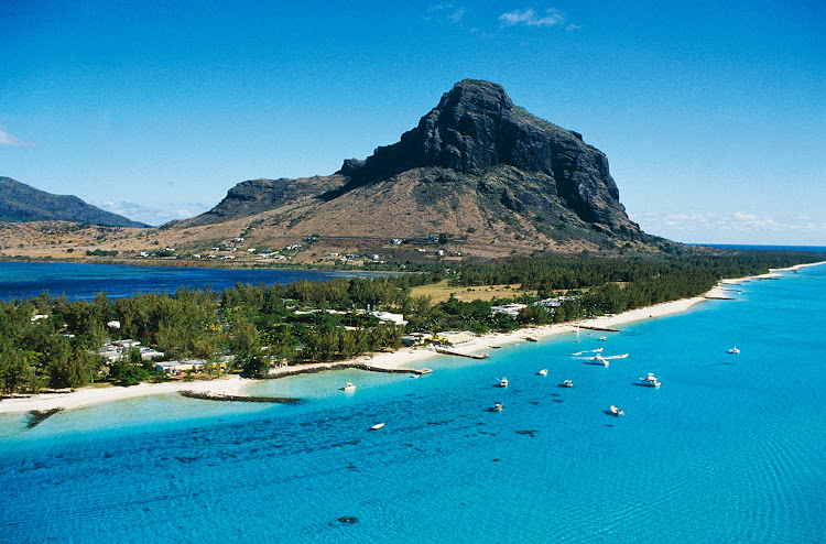 The island of Mauritius.