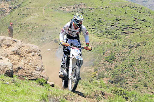 GRUELLING RIDE: East London’s Sage McGregor finished fifth in the Roof of Africa’s silver class Picture: ANDREW STONE