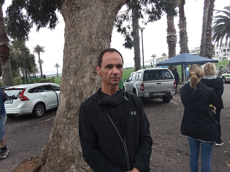 Camps Bay resident Duncan Werner said he does not have service delivery issues but hopes his vote will help improve the economy.