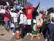 Shepherd Bushiri's supporters gathered outside the Pretoria magistrate's court on Friday.