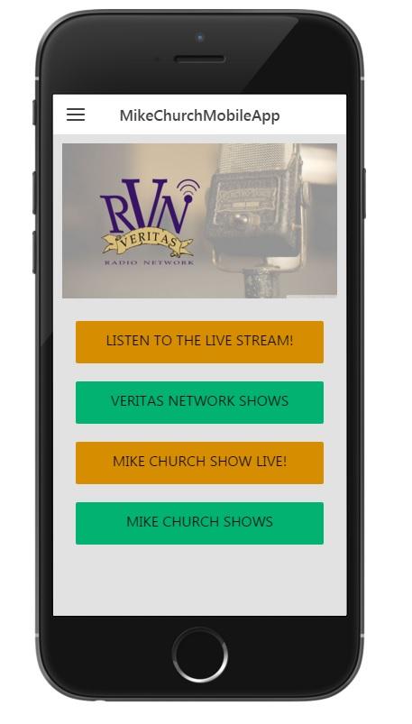 Android application Mike Church Show-Veritas Radio screenshort