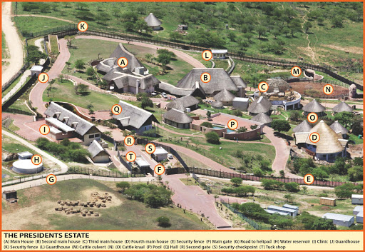 President Jacob Zuma's Nkandla homestead