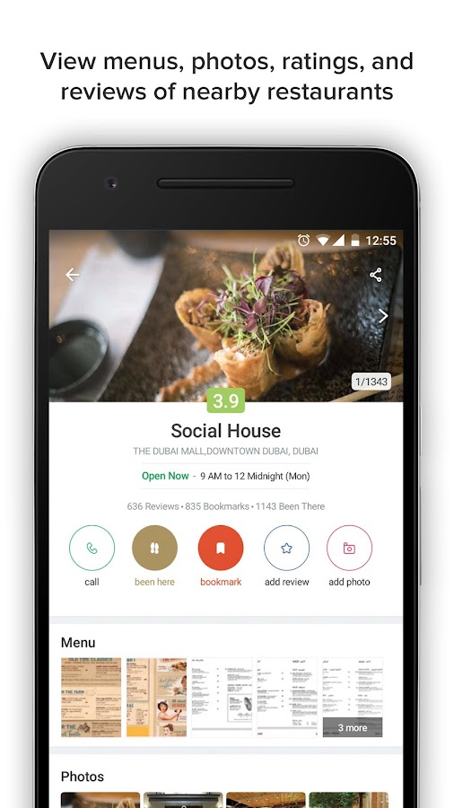 Zomato - Restaurant Finder — приложение на Android