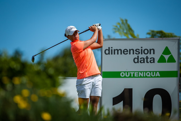 Lee-Anne Pace during the 2023 Dimension Data Pro-Am at Fancourt Golf Estate in George. Picture: TYRONE WINFILED/SHINESHINE TOUR
