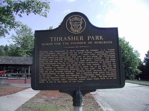 Norcross was chartered in 1870 through its founder, J.J. ´Cousin John´ Thrasher, and named for his good friend, Jonathon Norcross, the fourth mayor (1851) of Atlanta. ´Cousin John´ purchased...