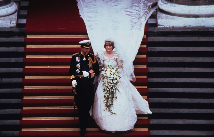 At over seven metres long, the train on Princess Diana's dress was the longest in royal history.