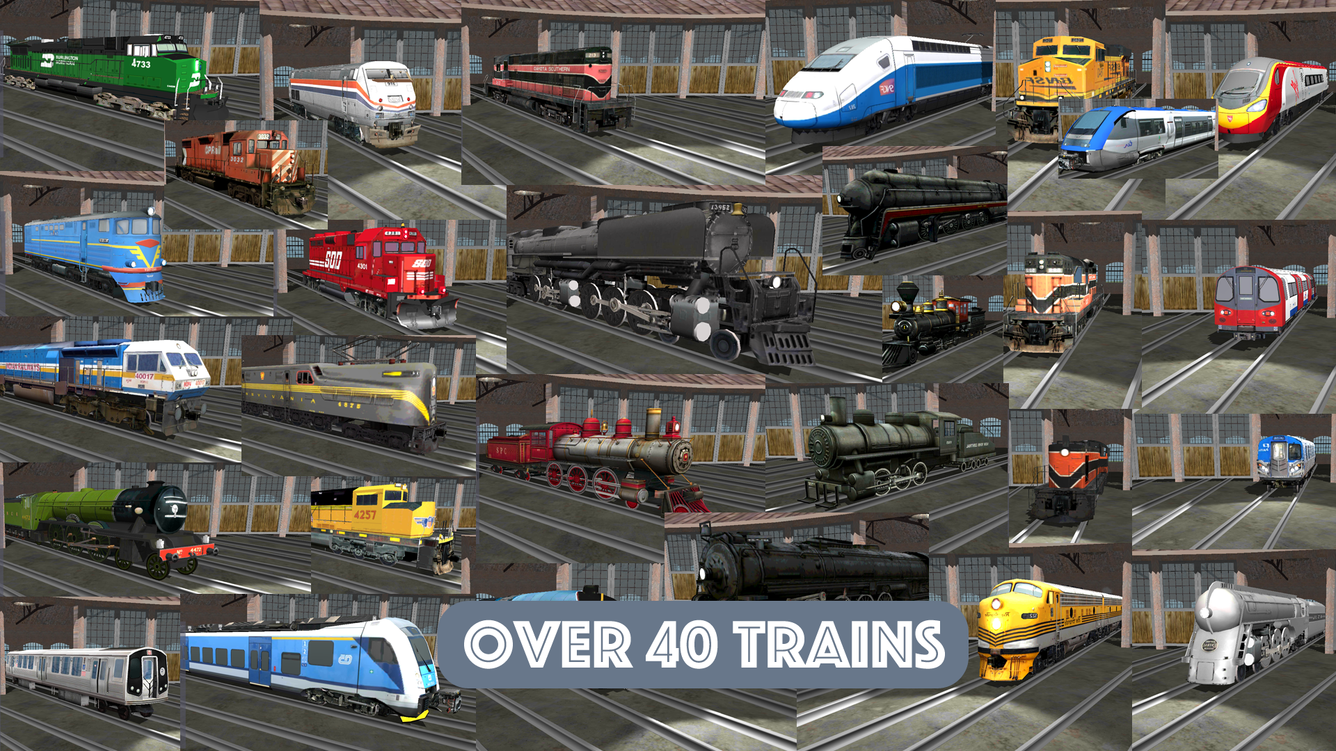 Android application Train Sim Pro screenshort