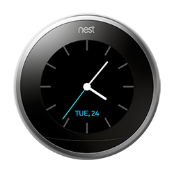 Nest thermostat farsight analog clock