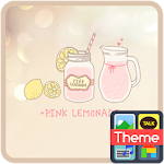 핑크 레몬에이드 카카오톡 테마 Apk