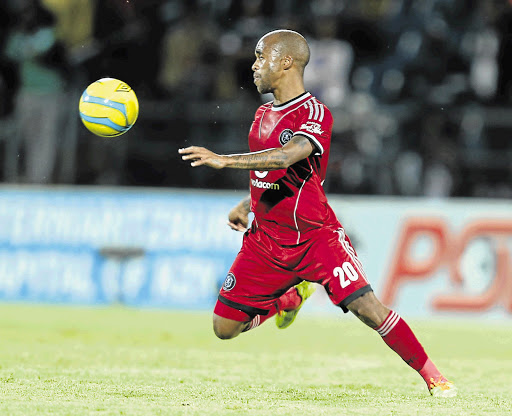 Orlando Pirates and Bafana Bafana midfielder Oupa Manyisa.