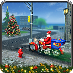 Download Santa Moto Bike Gift Transport For PC Windows and Mac