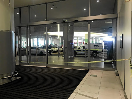 Police and bomb technicians cordoned off a parking lot at the Pavilion Shopping Centre in Durban after a suspicious device was spotted in a corner there yesterday.